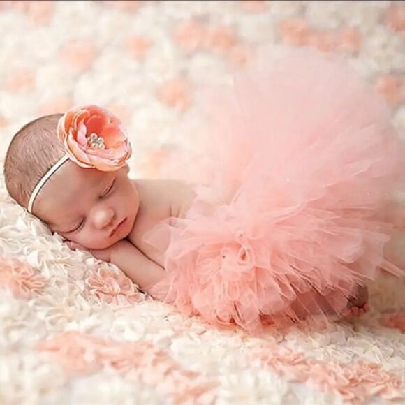 Newborn Baby Photography Props Cute Princess Skirt Infant Tutu Skirt - Picture 1 of 2